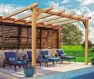 Pergola bois