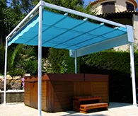 Pergola en toile rétractable